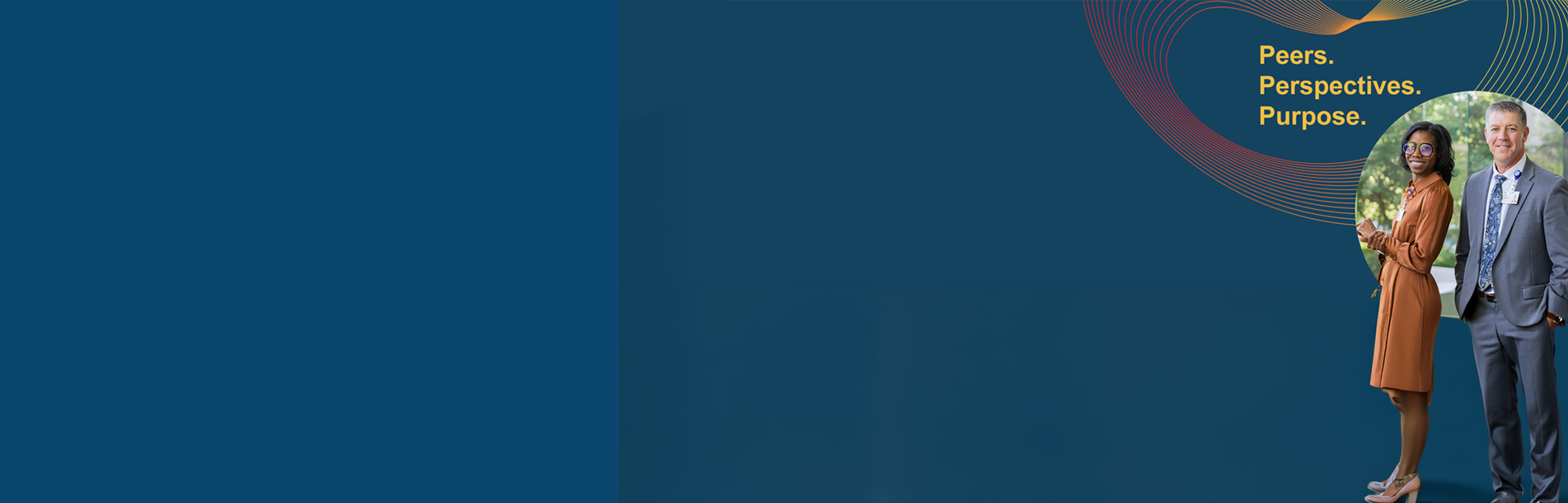 Leaders header - male and female pharmacy leaders